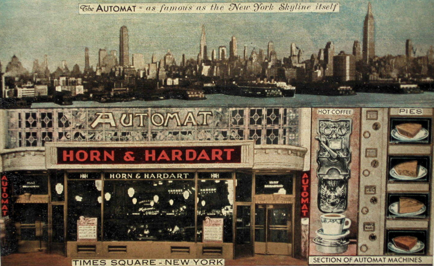 Nickels in the slot, pie behind the glass: The rise and fall of the American automat