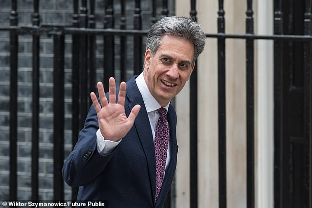The promotion of Ed Miliband (pictured) to the Foreign Office was, of course, greeted with sighs of relief from the industry after his Net Zero zealotry helped ensure Britain's electricity bills are among the highest in the Western world