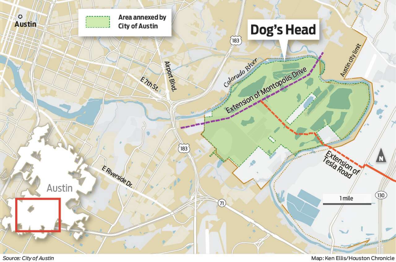 Amazon robotics revealed as first prospective tenant for Austin's Dog's Head project