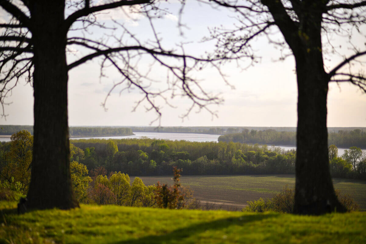 The property provides a one-of-a-kind view of the Mississippi River. Image: The Ingram Distillery