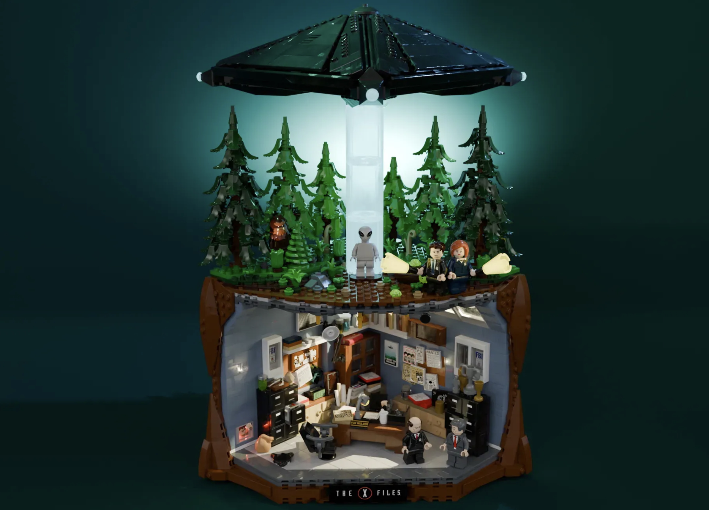 The X-Files Lego set designer interview and Gillian Anderson teaser
