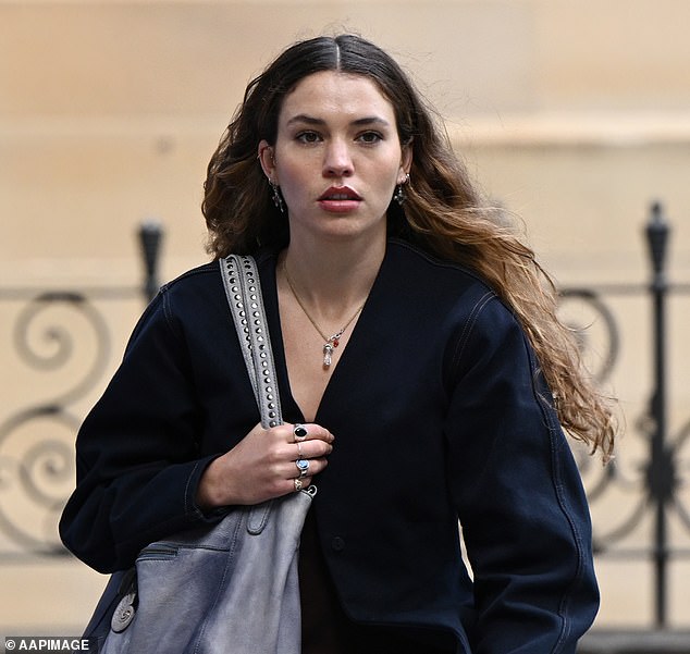 Charlotte MacInnes (pictured) at the Federal Court of Australia on April 23