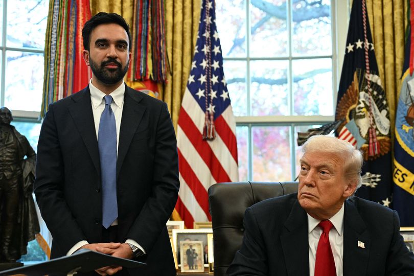 New York's Mamdani's flustered response to Trump repeatedly calling him 'handsome'