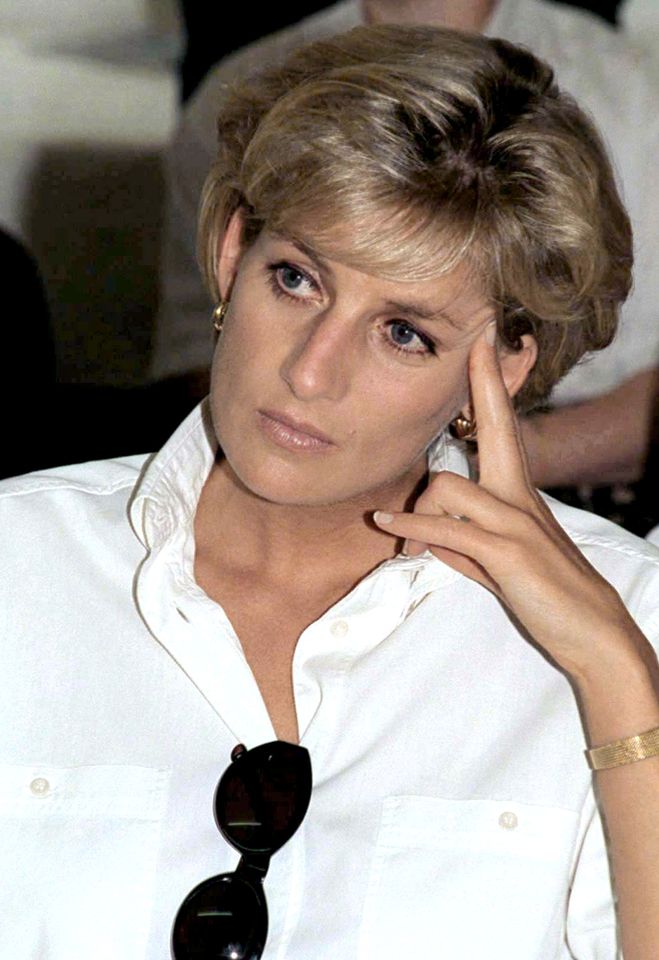 Princess Diana in Angola.