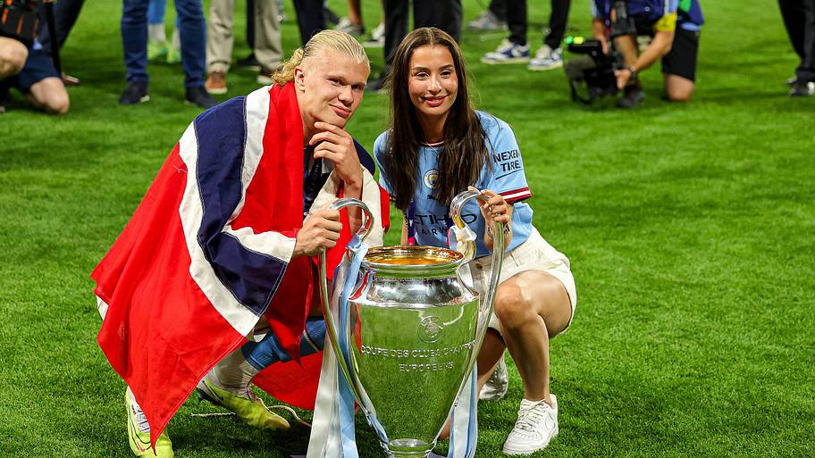 Erling Haaland's girlfriend shares sweet birthday tribute after World Cup