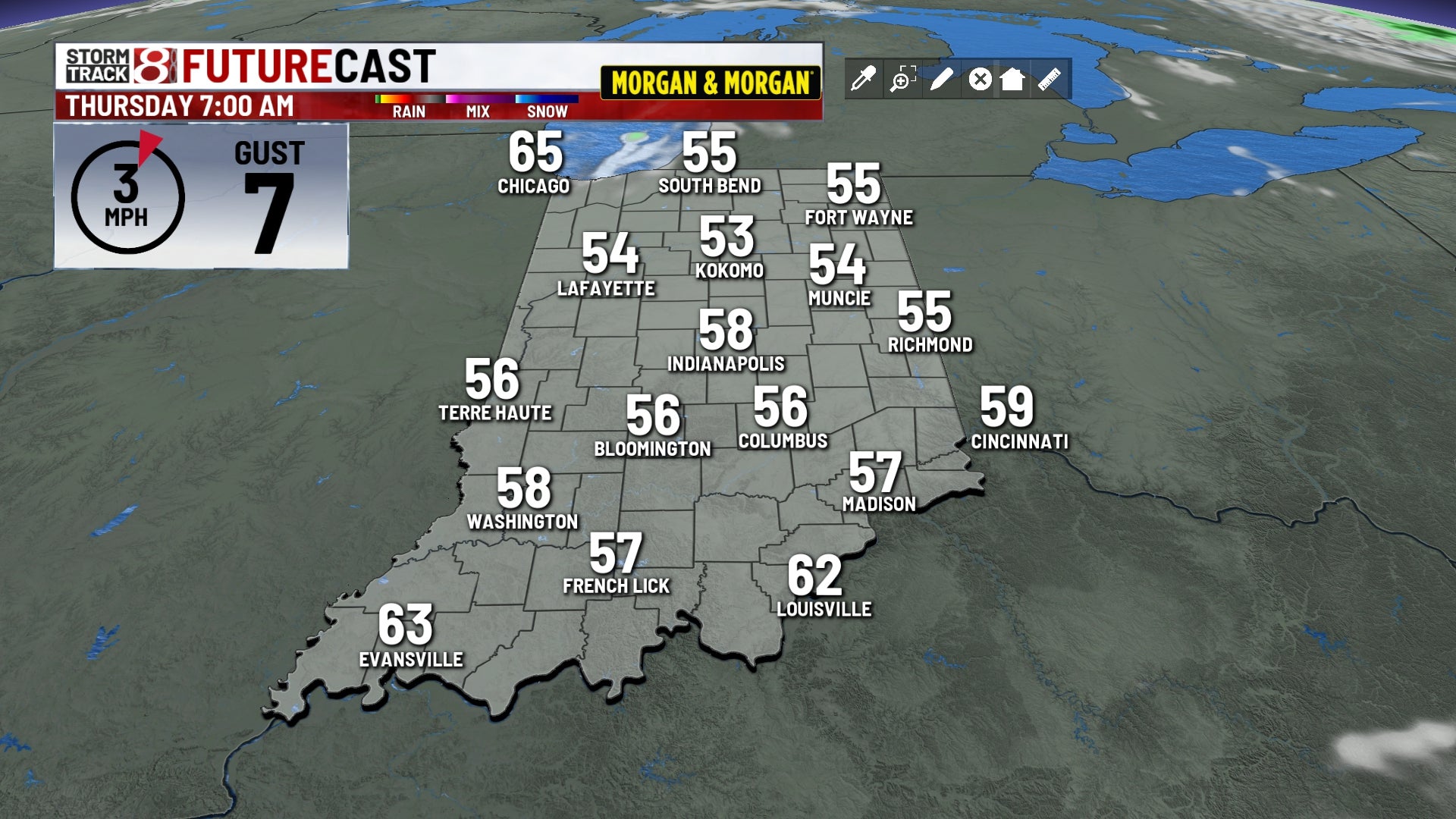 Taste of fall to end the week, hot & humid again by Sunday