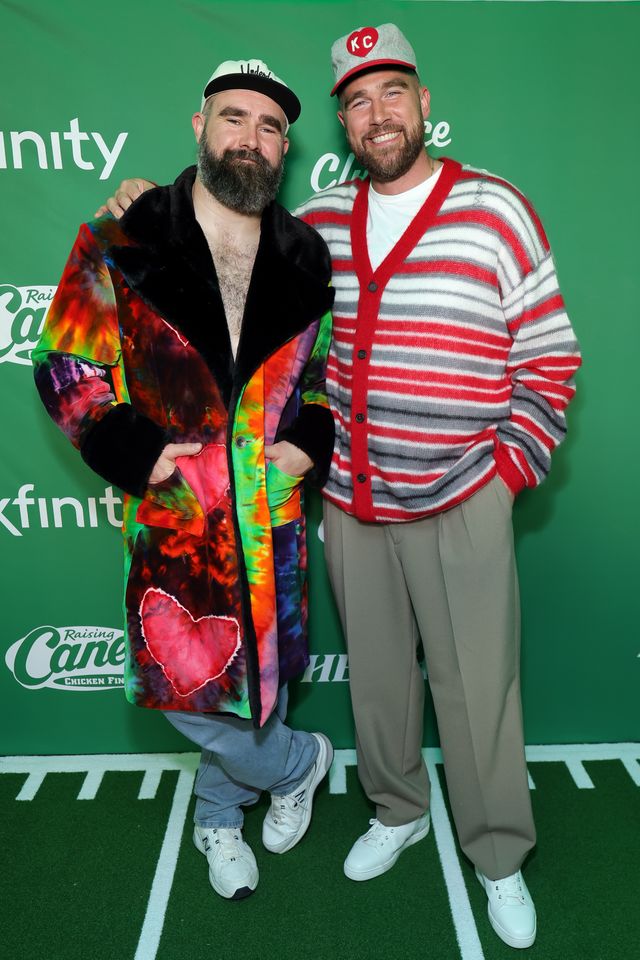 Jason Kelce and Travis Kelce