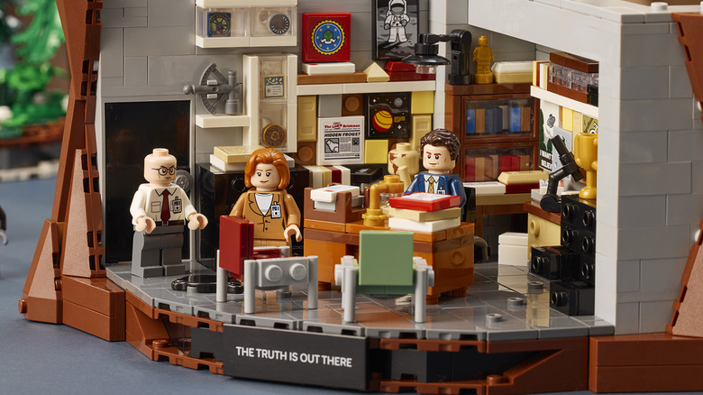 Mulder's office in the X-Files LEGO Set