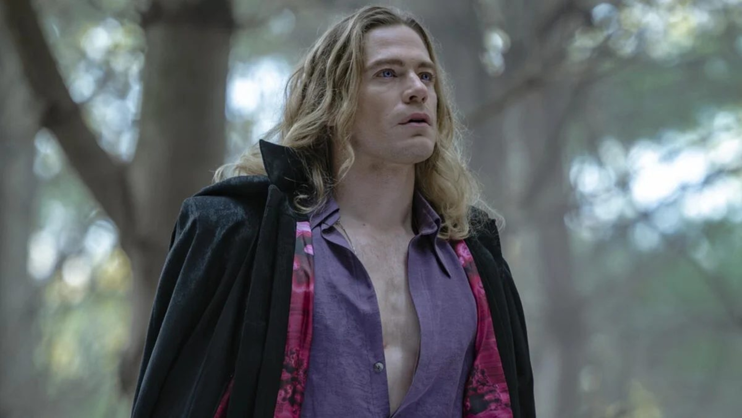 Sam Reid's Lestat is the daylight during a vision in The Vampire Lestat.