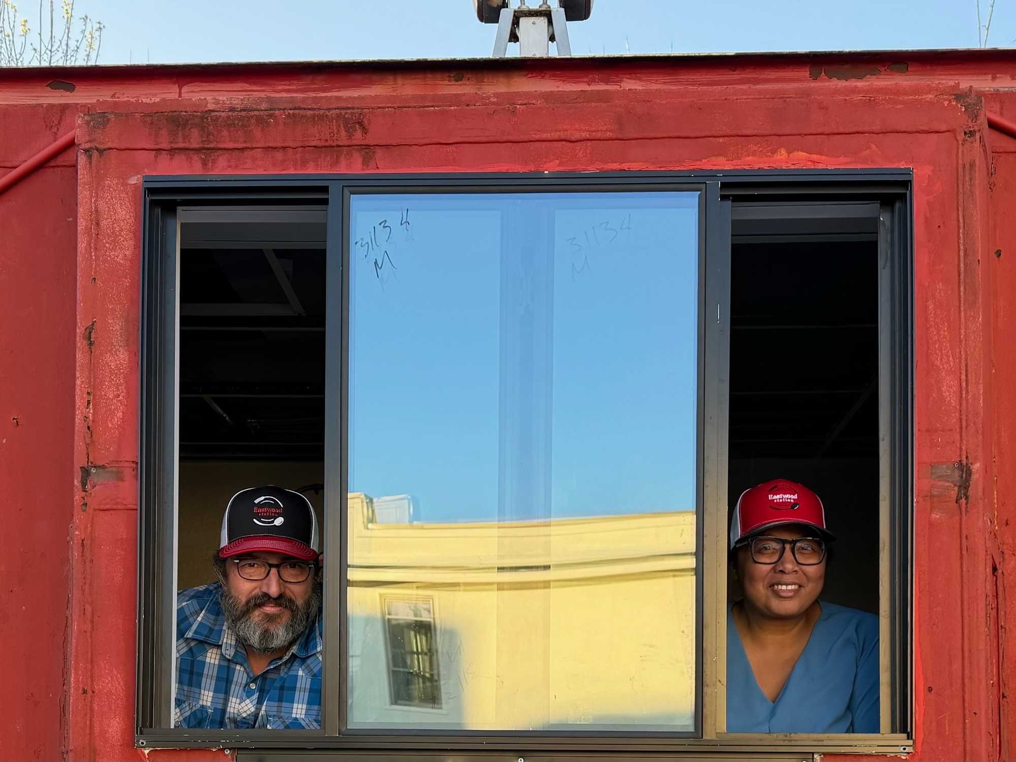 Chef Chris Zettlemoyer and his partner Amanda Mendez are ready to welcome diners to Eastwood Station. | Courtesy of Eastwood Station