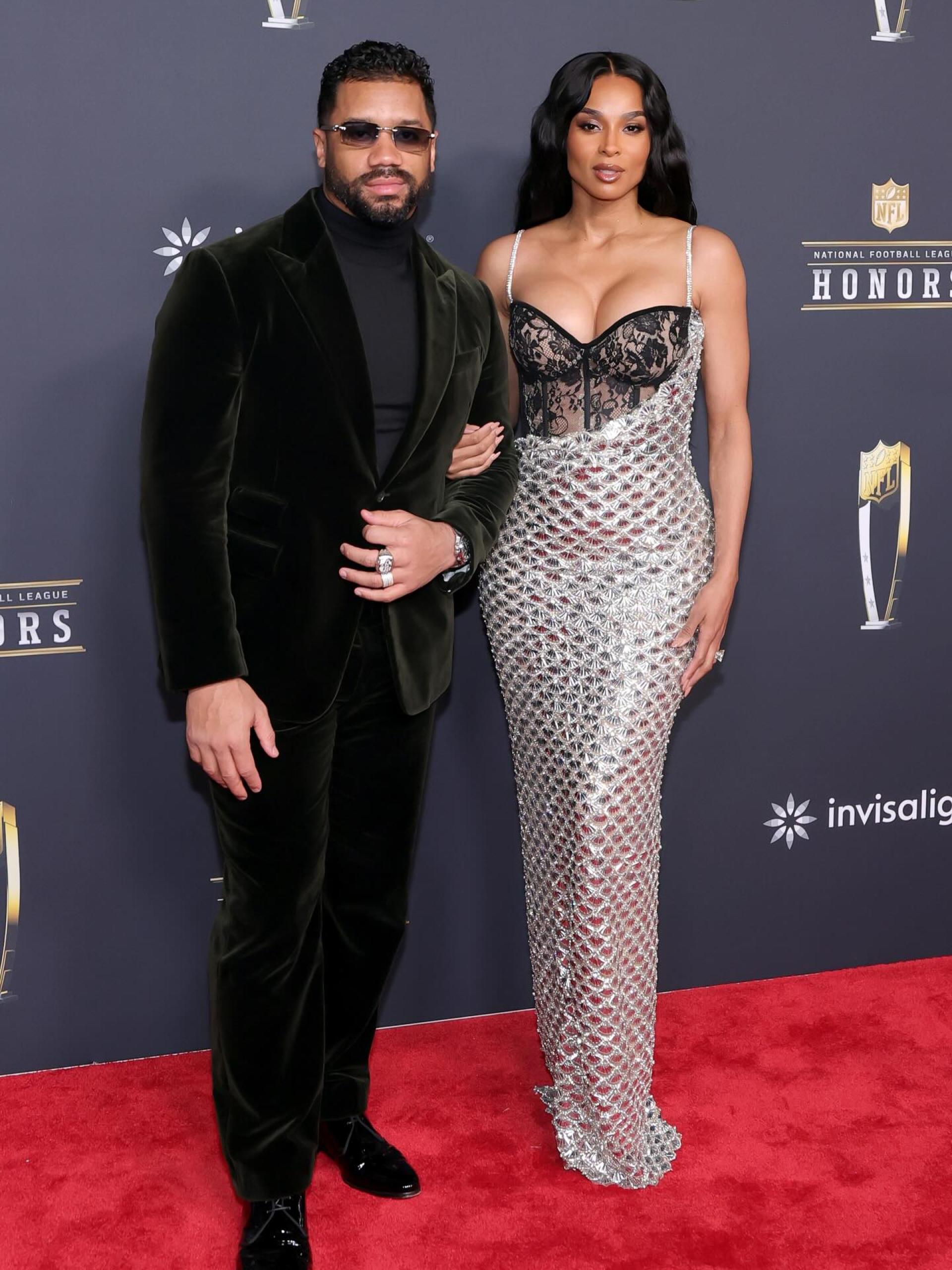 Russell Wilson and Ciara