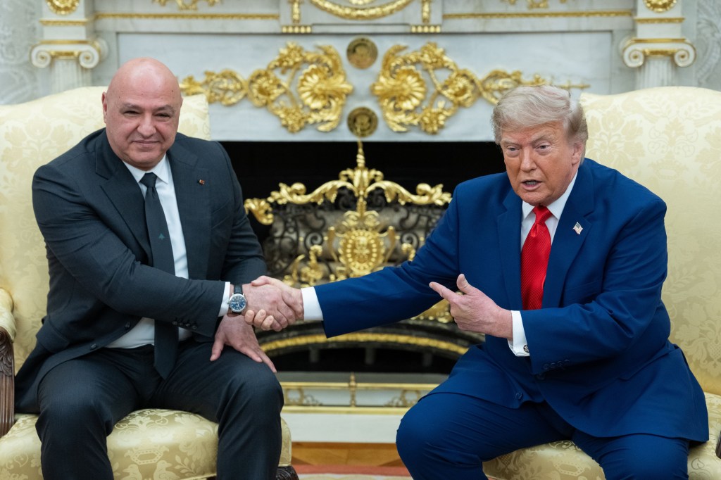 Trump Welcomes President Aoun of Lebanon to the White House, Washington, United States - 21 Jul 2026