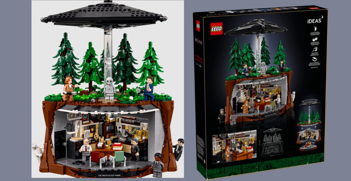 LEGO reveals first X-Files Ideas set with Mulder, Scully minifigures