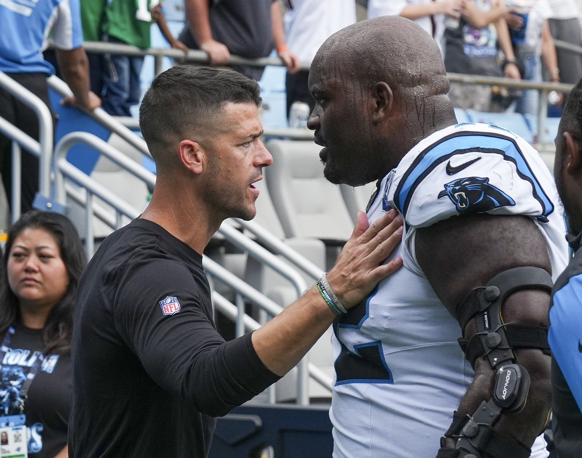 Serious medical situation involving Panthers starting right tackle could make the team's first-round pick even more important