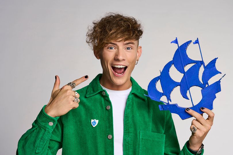 The TV star made his name as a presenter of Blue Peter
