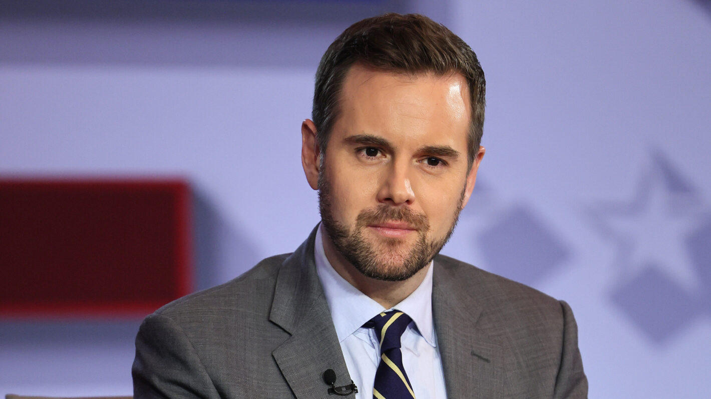 WASHINGTON, DC - MARCH 04: Political commentator Guy Benson appears on air during the Fox News Special prior to President Trump's Joint Address to Congress at the FOX News D.C. Bureau on March 04, 2025 in Washington, DC. (Photo by Jemal Countess/Getty Images)