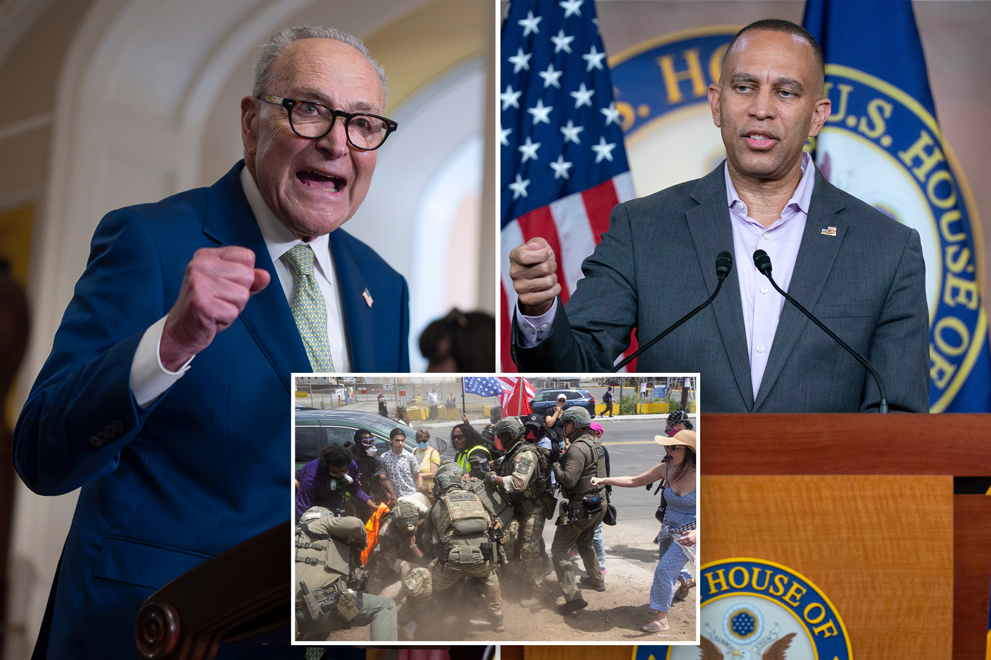 100 DSA, Dem lawmakers sign letter pushing Schumer, Jeffries to hop on 'Abolish ICE' bandwagon