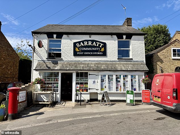 The idyllic Hertfordshire village is facing an existential threat at the hands of Labour housing targets that locals say could 'ruin' their rural idyll forever (Pictured: Sarratt's local Post Office)