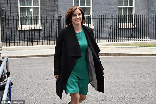Equalities minister Bridget Phillipson leaves 10 Downing Street following Prime Minister Andy Burnham's first cabinet meeting