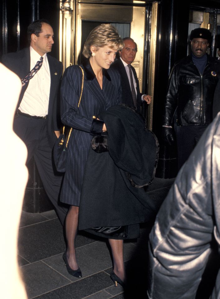 Princess Diana at The Carlyle Hotel.