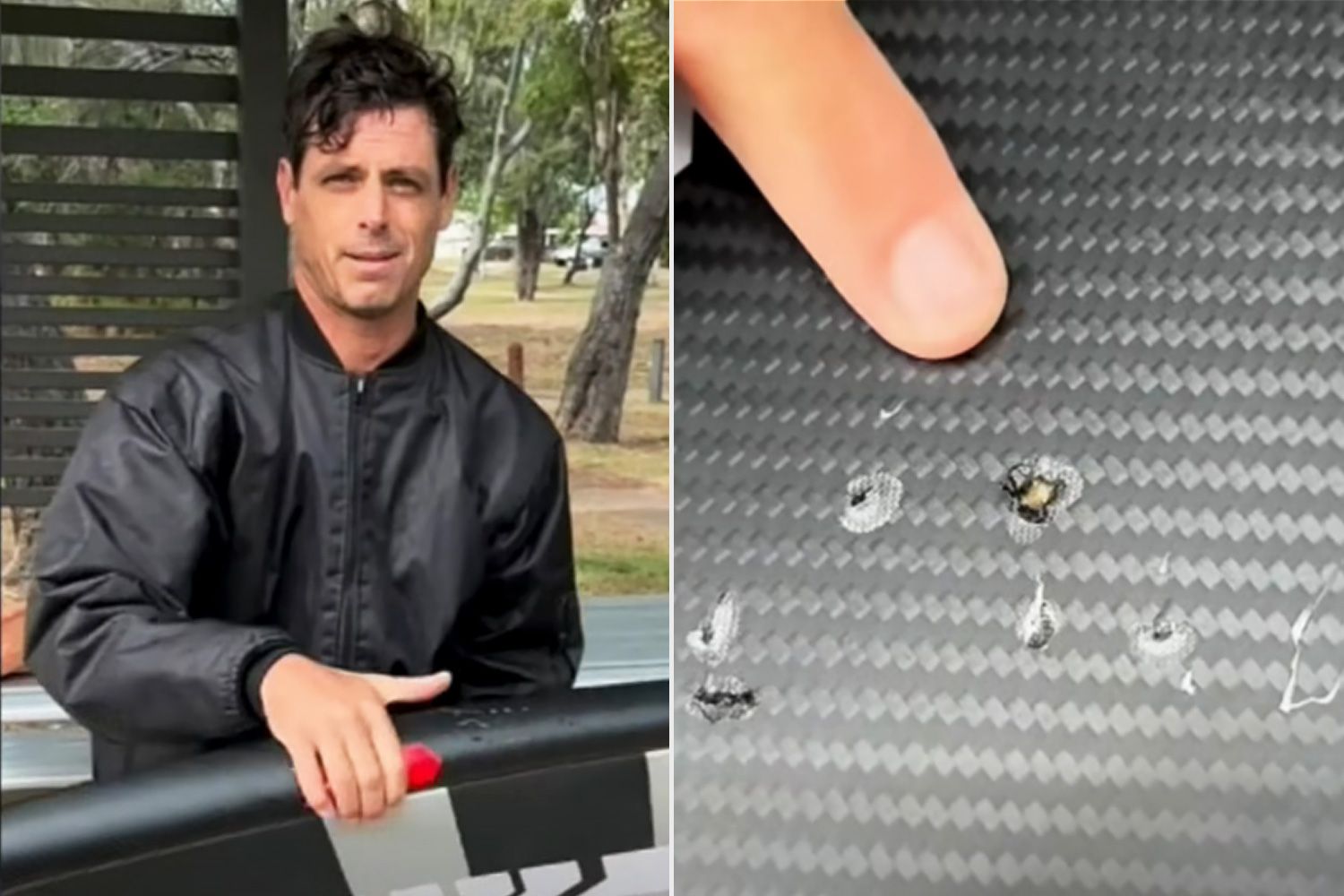 Man speaks out after surviving encounter with massive shark suspected to measure 9 feet long