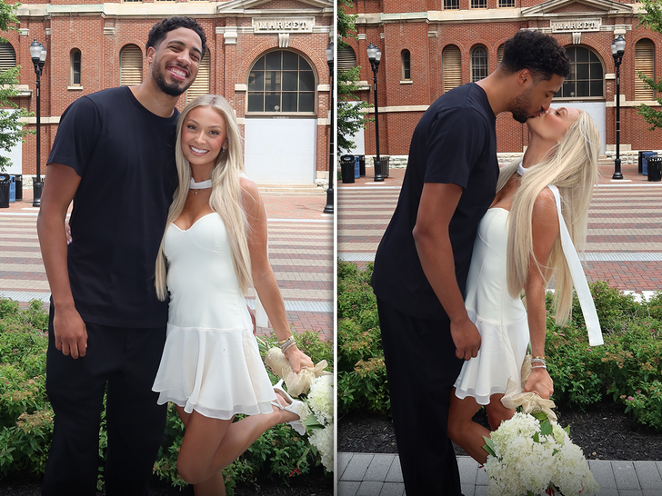 Tyrese Haliburton, Jade Jones get married at courthouse ahead of ceremony