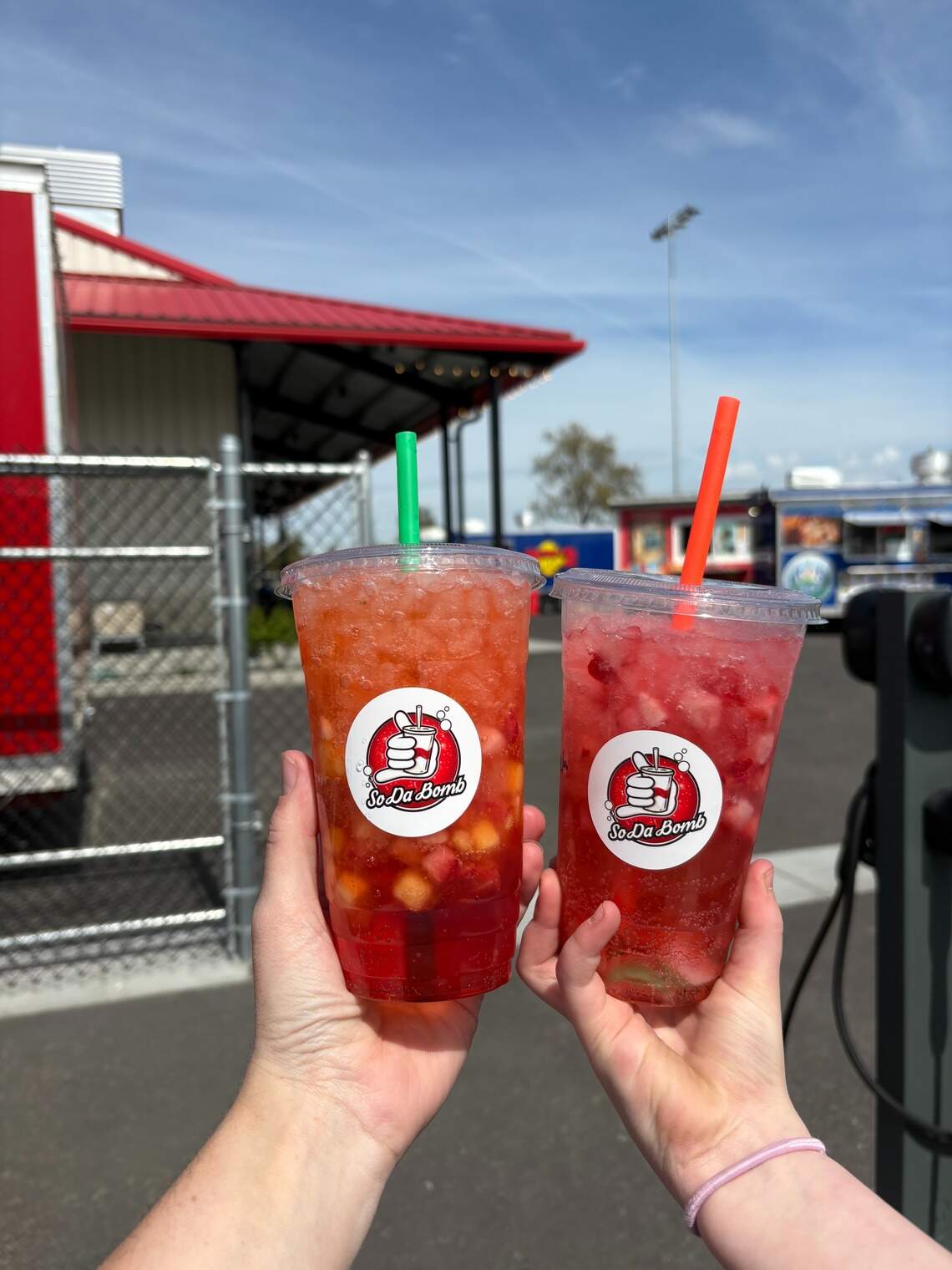 SoDa Bomb creates a variety of colorful drinks and dirty sodas.