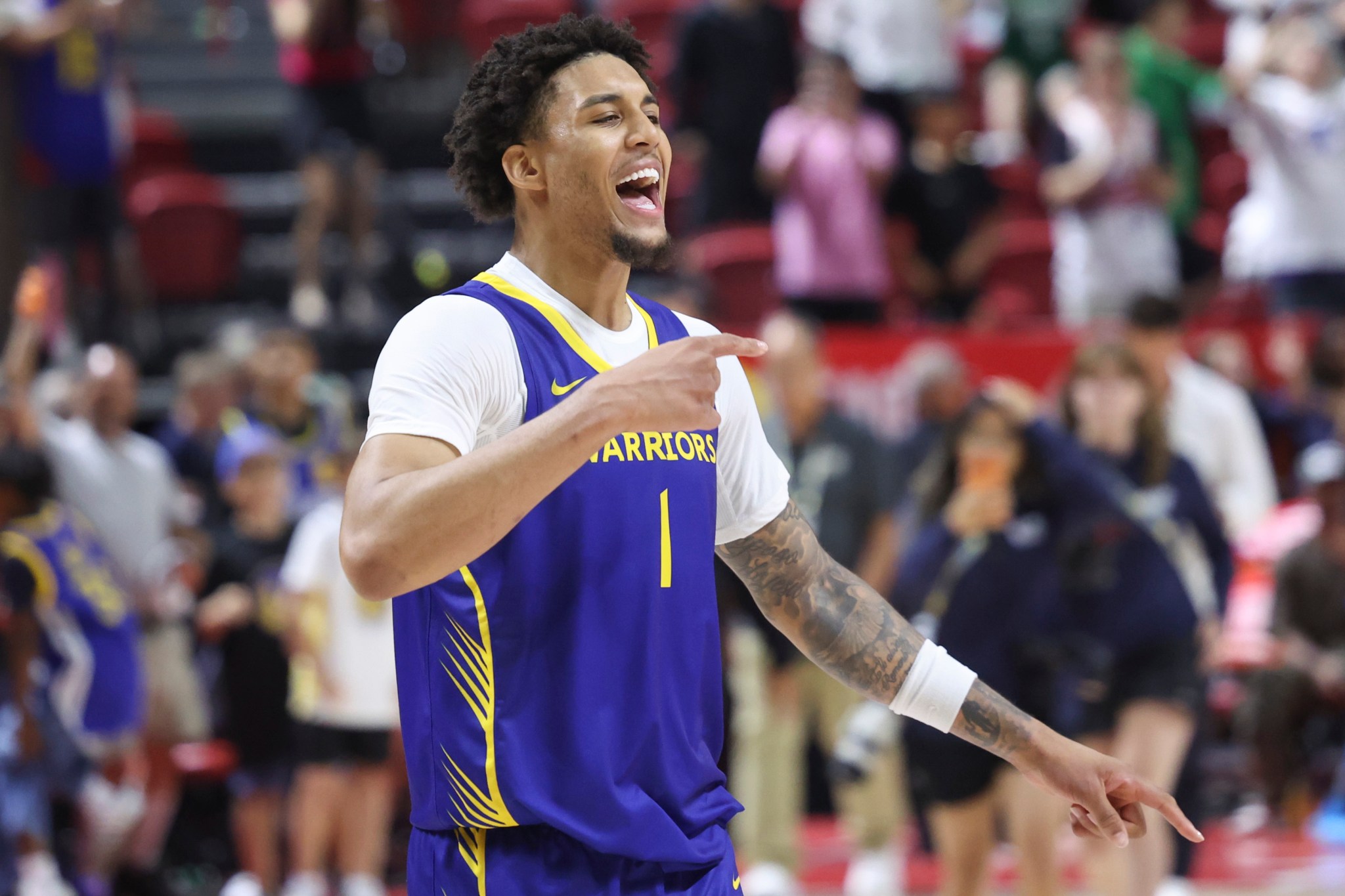 Warriors react to Yaxel Lendeborg's Summer League MVP honor