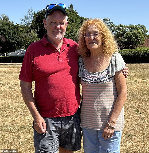 Steve and Gill Goldfinch, pictured, who have lived in the village for three decades, are both concerned about the dangers of increased traffic in the area