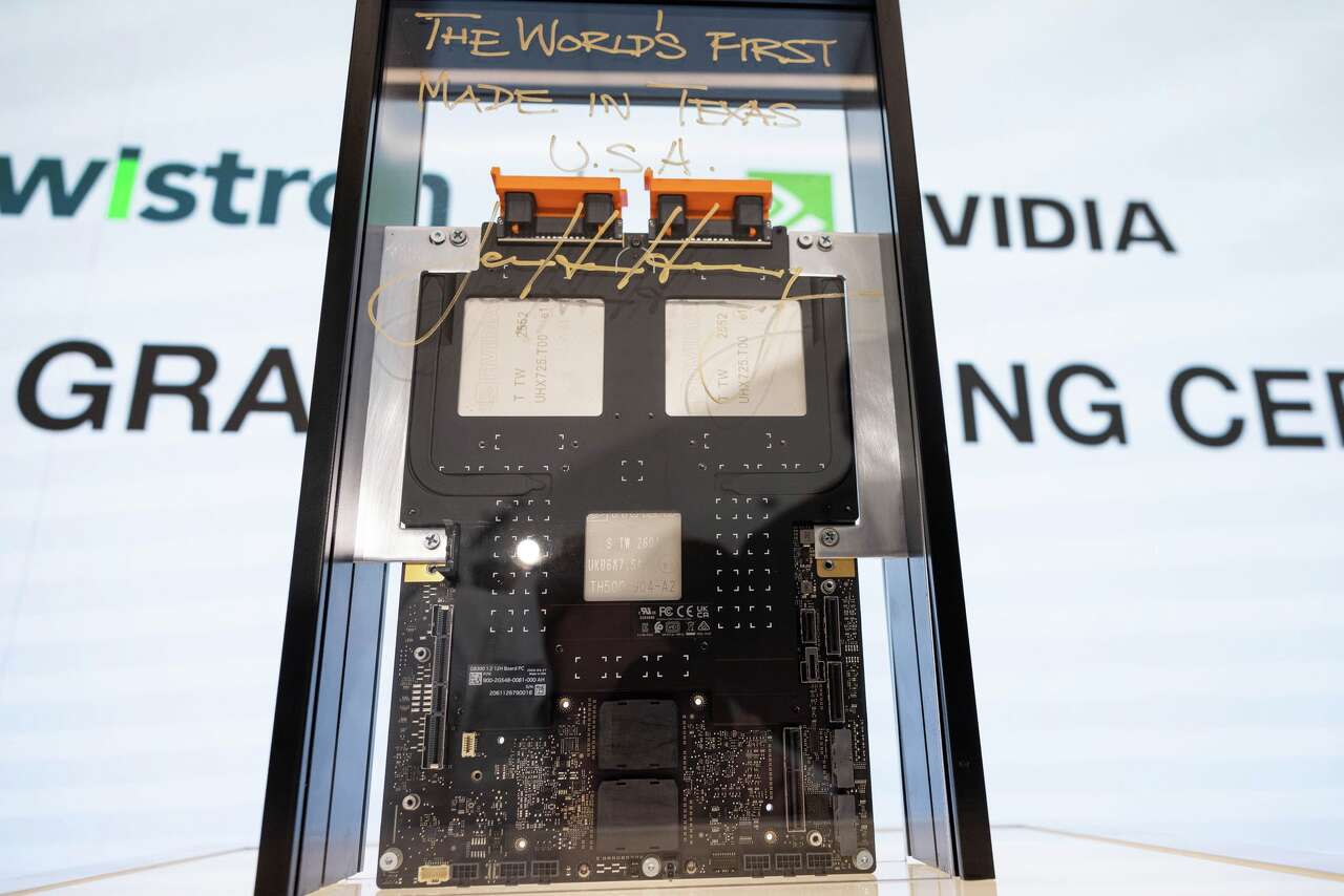 'Made in Texas, USA': Nvidia CEO visits Fort Worth facility building AI supercomputers