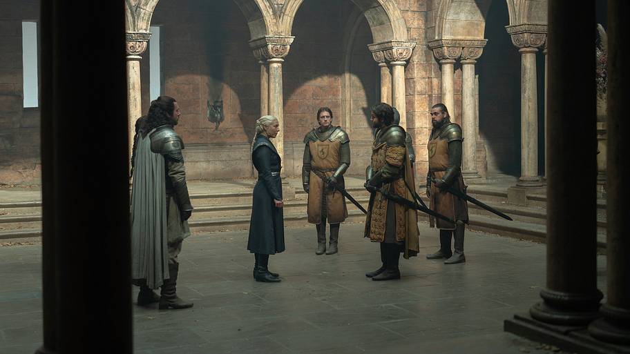 Emma D'Arcy (Rhaenyra Targaryen) in House of the Dragon season 3 episode 6.