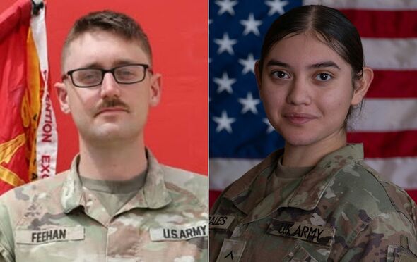 1st Lt. Tyler James Feehan, 25, and Pvt. Isabella Gonzales, 19