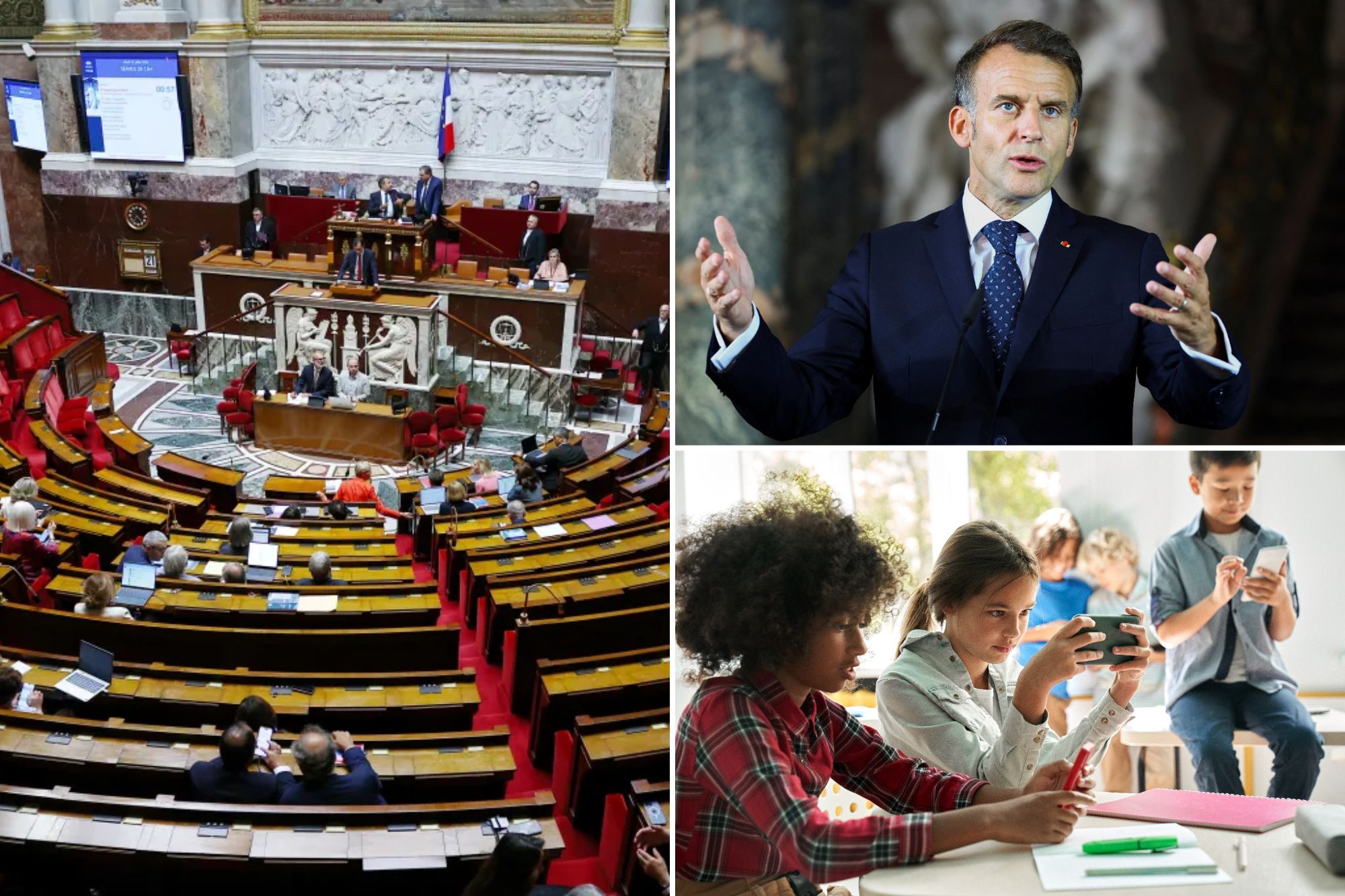 French lawmakers adopt a sweeping social media ban for children under 15