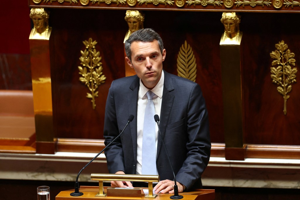 French lawmakers vote on social media ban for children at the National Assembly in Paris