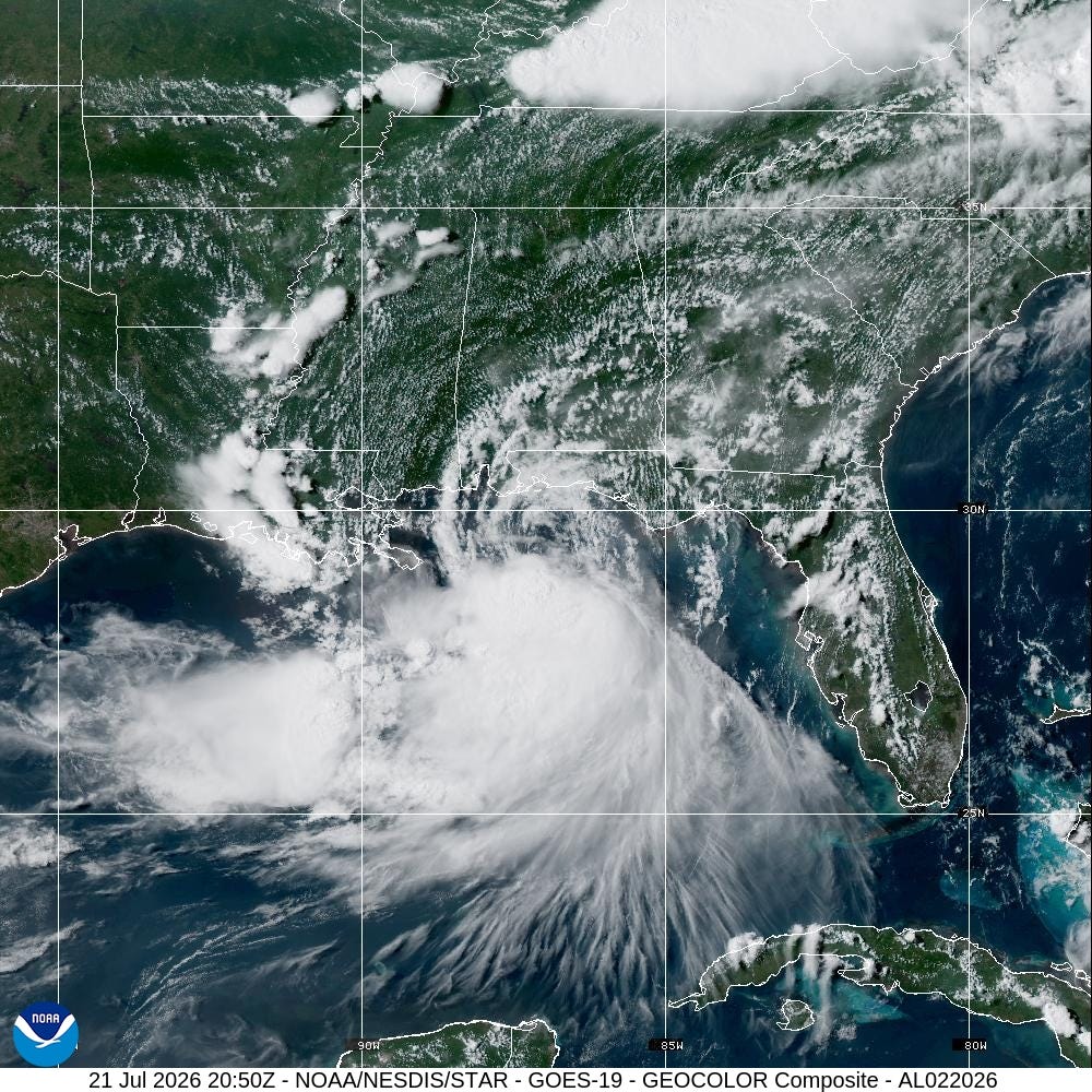 Tropical Storm Bertha changes direction as Florida starts to feel impacts