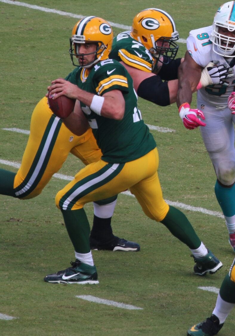 Aaron Rodgers says desire to have a child had also impacted his decision not to receive the vaccine.