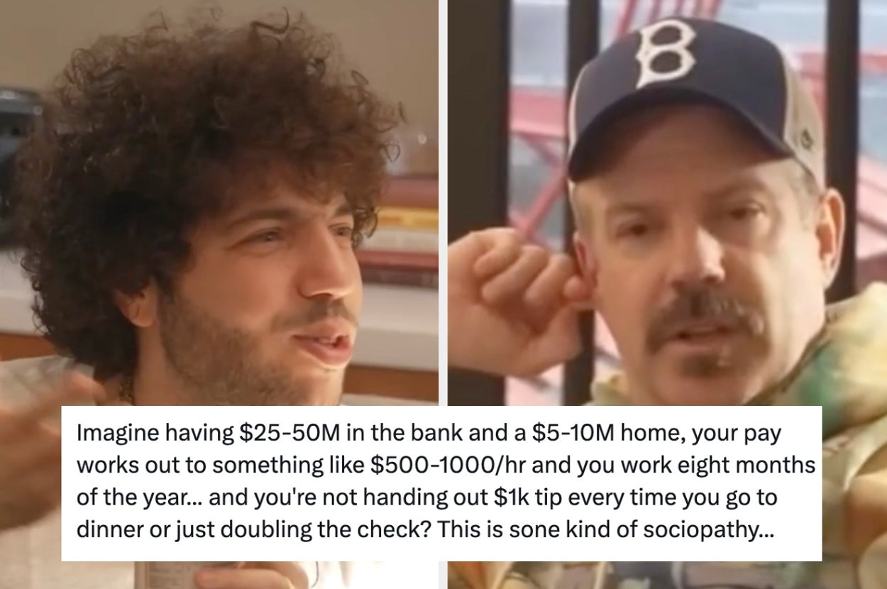 Jason Sudeikis and Benny Blanco talked about tipping waitstaff poorly