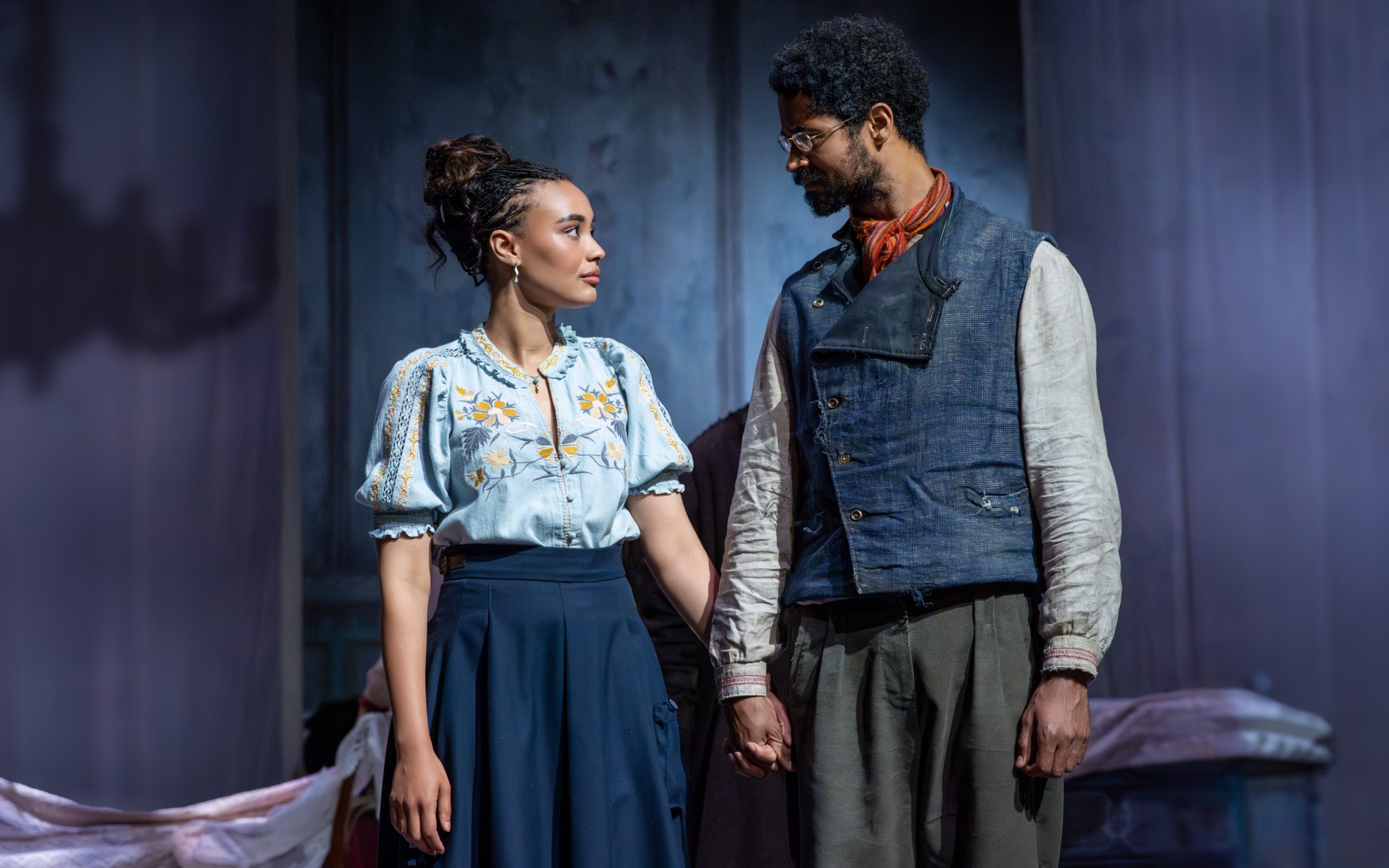 Chumisa Dornford-May as Anya and Alfred Enoch as Trofimov