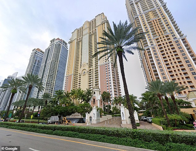Police responded to reports of a man who had fallen from a balcony at the Acqualina Resort and Residences On The Beach in Sunny Isles Beach, Florida, on Monday