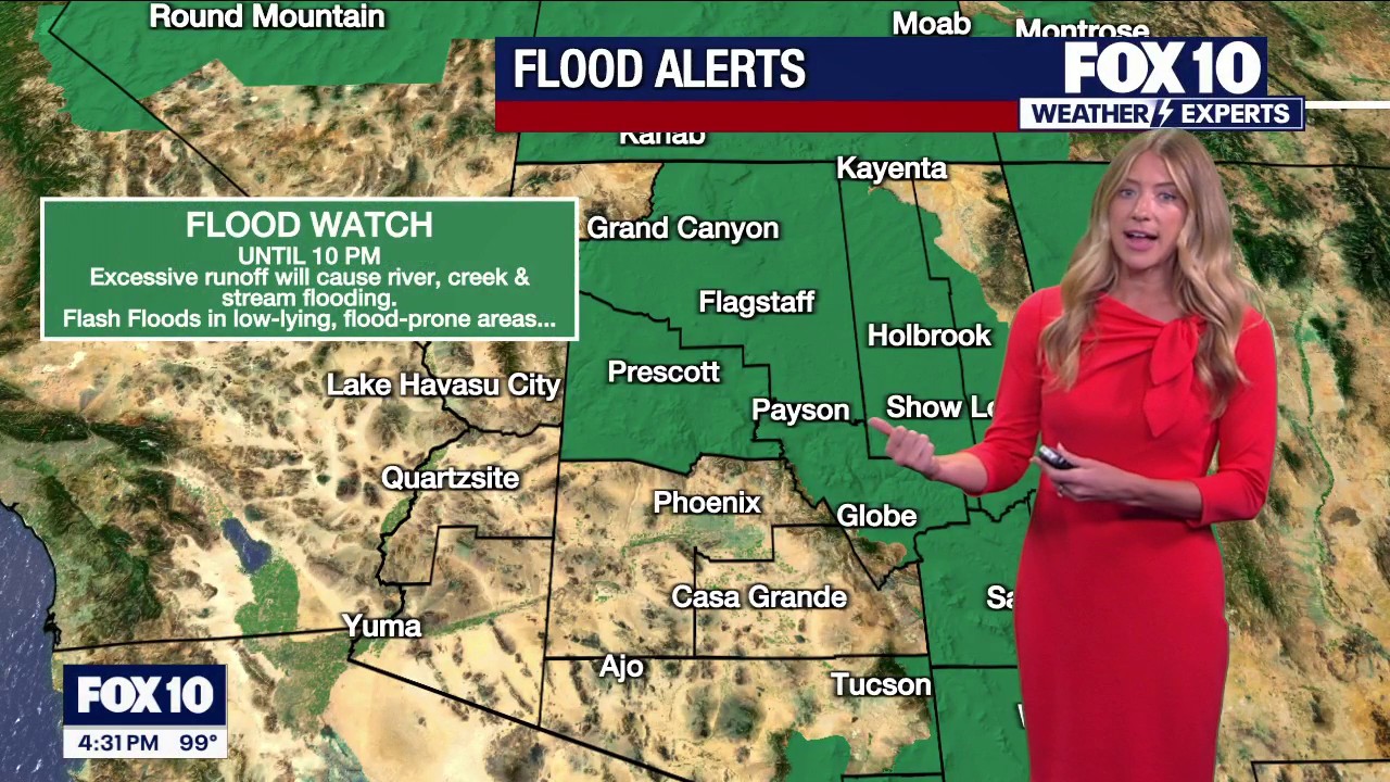 Arizona weather forecast: Active monsoon storms continue overnight