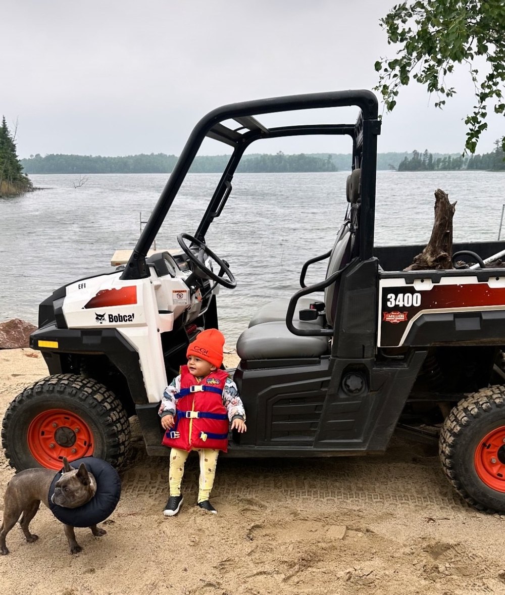 Duhamel has a fleet of construction equipment he uses to shape the land at his Minnesota property, where he hopes to add a lakeside cantina to foster more quality family time.