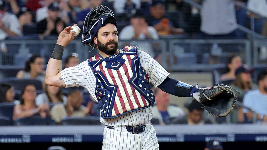 New York Yankees catcher Austin Wells