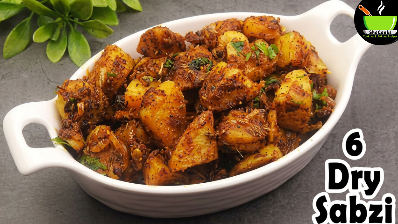 Six easy Indian dry vegetable side dish recipes