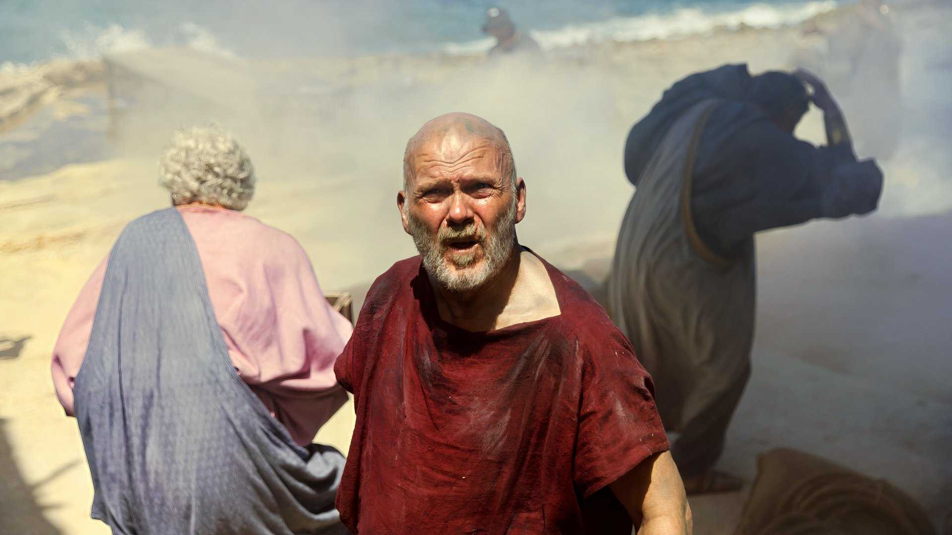 The Praetorian in Pompeii Out of Time with Tom Hiddleston.