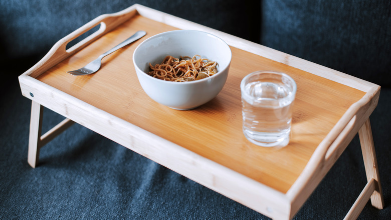 Don't be afraid of redecorating your old TV tray (& making something beautiful from it)