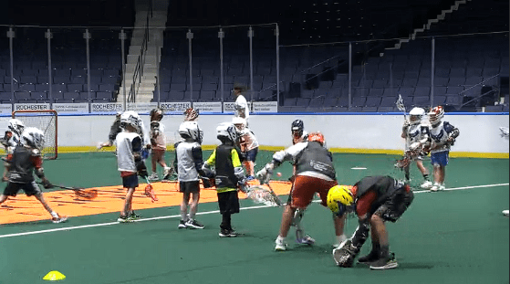Knighthawks' teal and purple colors make early return at youth camp