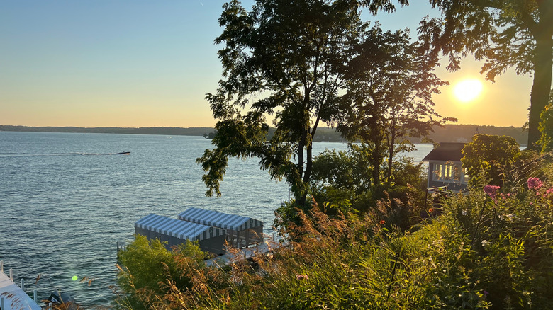 Between Rockford and Milwaukee is a peaceful village with lake fun, a beach, and tasty eats