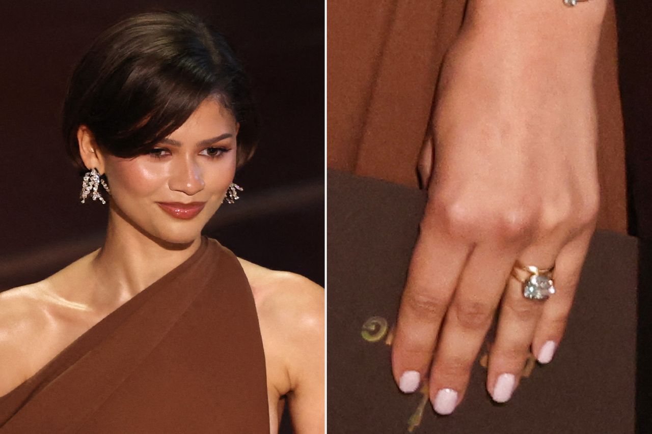 Zendaya's ring close-up Oscars 2026