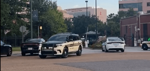 Large police presence at St. Jude Children’s Research Hospital