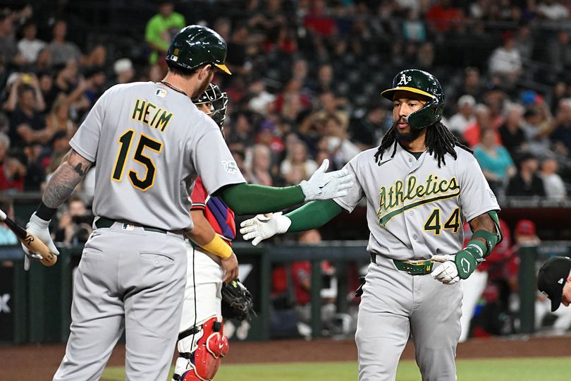 Joshua Kuroda-Grauer celebrated his first MLB home run the at-bat prior